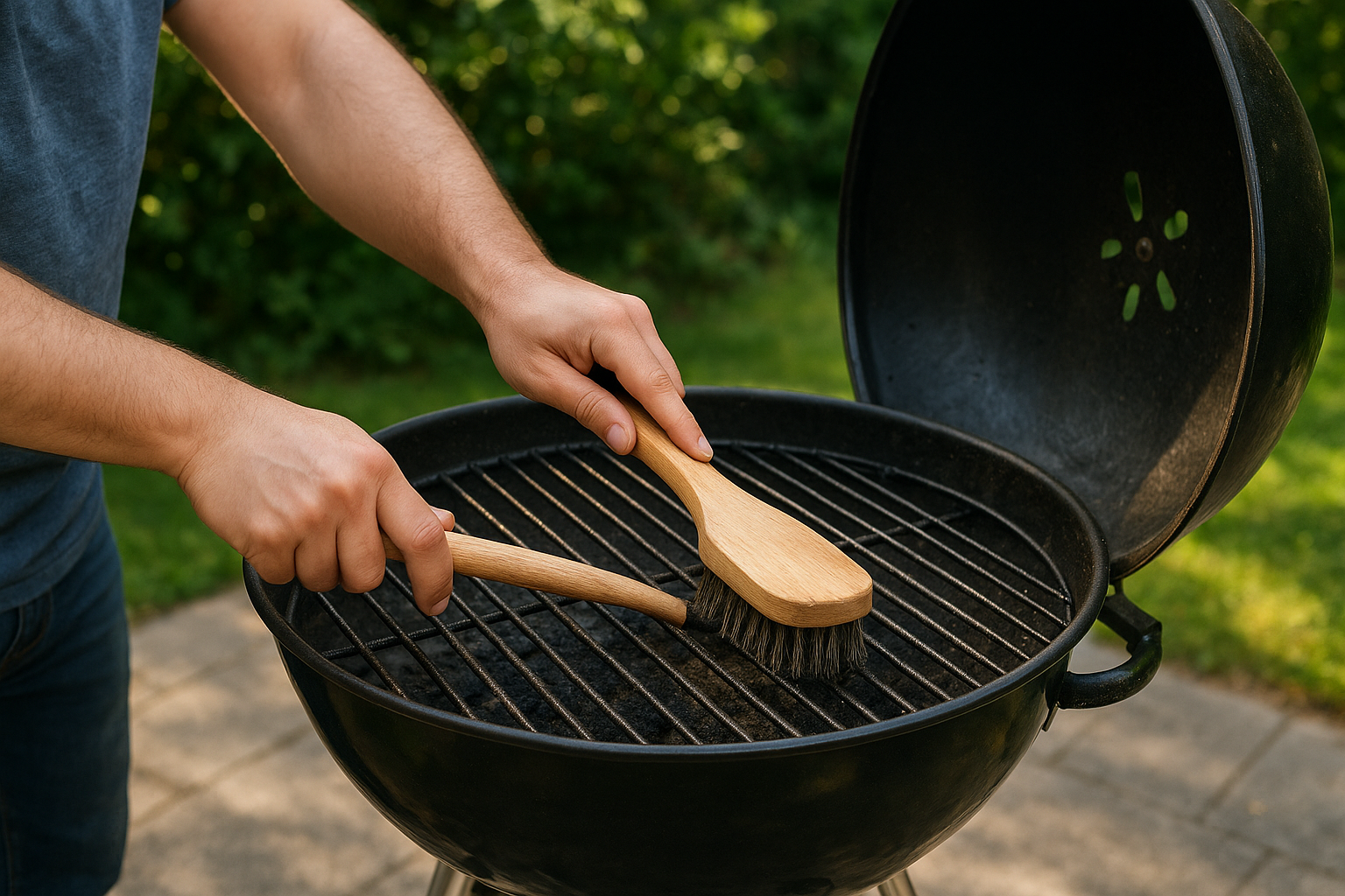 Kerti grill tisztítása biztonságosan