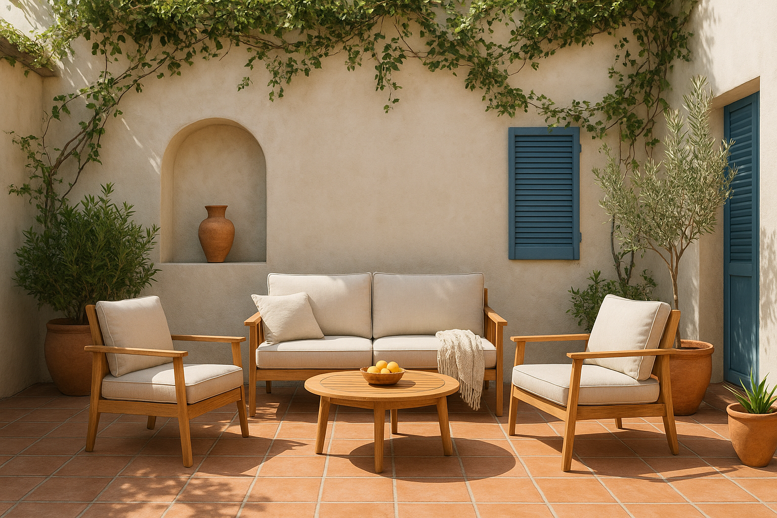 Hogyan alakíts ki mediterrán hangulatú teraszt otthon?