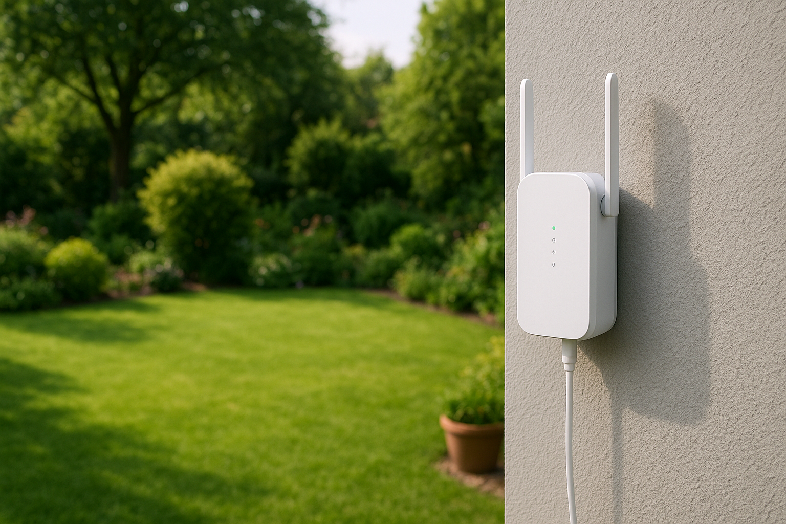 Kipróbáltuk a kültéri Wi-Fi erősítőt nagy kertben